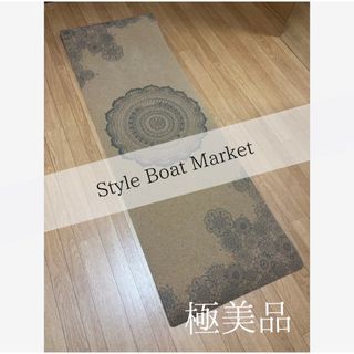 style boat market フラワーレース　コルクヨガマット（6mm）(ヨガ)