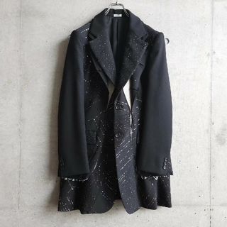 商品詳細コムデギャルソンオム 2015年 テーラードジャケット XS 濃紺 COMME des GARCONS HOMME メンズ   【231001】