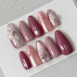 しょぴまる様専用オーダーネイルチップの通販 by FHY-NAILS's