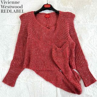 ヴィヴィアンウエストウッド(Vivienne Westwood)のヴィヴィアンウエストウッド 変形 ニット リネン シルク 春ニット(ニット/セーター)