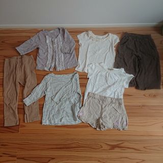 ムジルシリョウヒン(MUJI (無印良品))の100こども服まとめ売り 春 夏 ①(Tシャツ/カットソー)