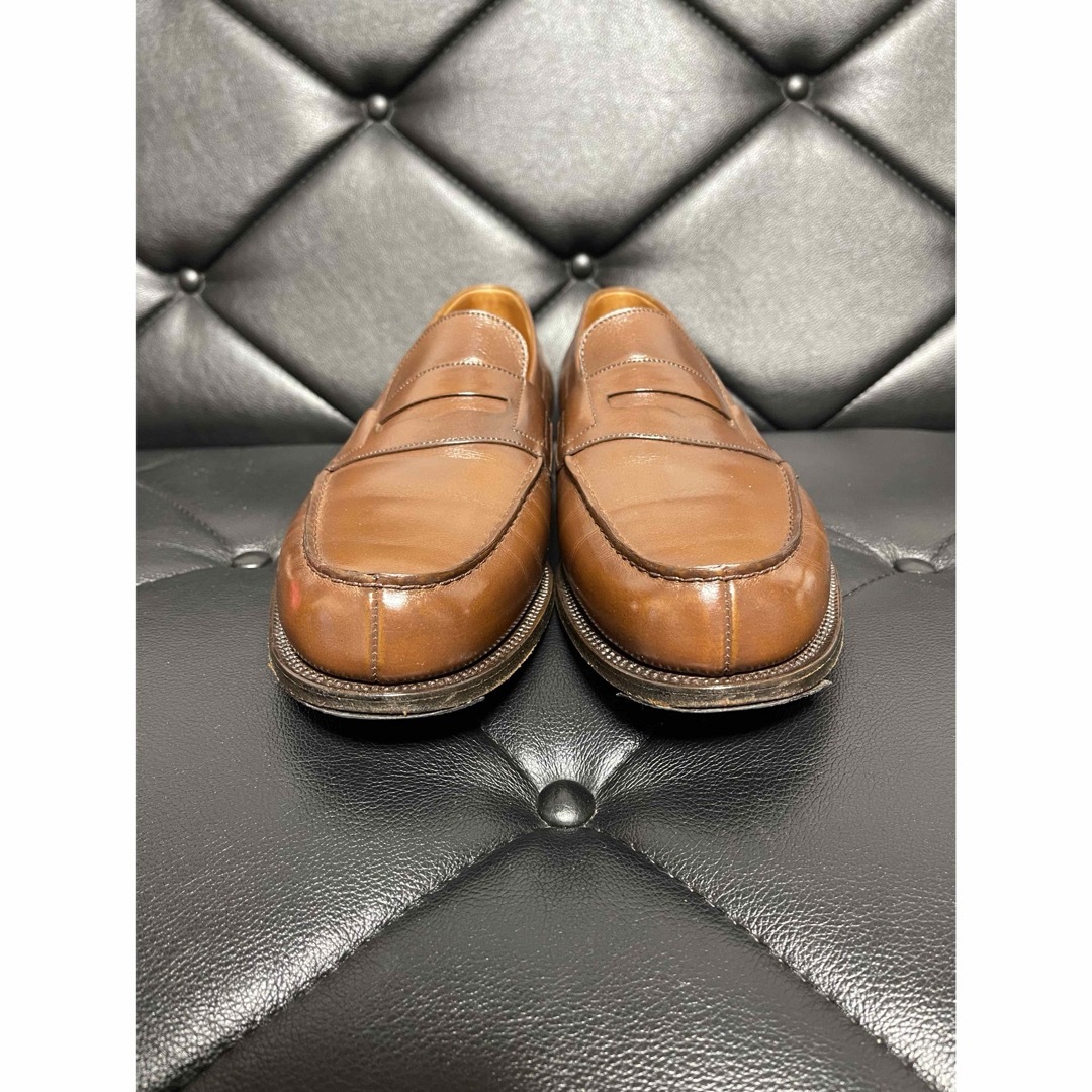 J.M. WESTON 180 ボックスカーフ 妖し タンブラウン サイズ6B J.M. WESTON 180 ボックスカーフ 妖し タンブラウン サイズ6B