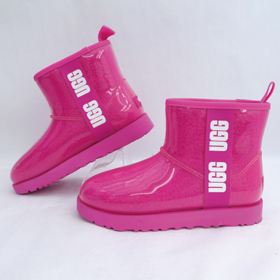 UGG(アグ)のUGG / アグ ◆CLASSIC CLEAR MINI/クリア/ピンク/24cm 1113190 【レディース/ガールズ/LADY/女性/婦人】【靴/クツ/シューズ/SHOES】 レディースファッション【中古】 [0220480252] レディースの靴/シューズ(ブーツ)の商品写真