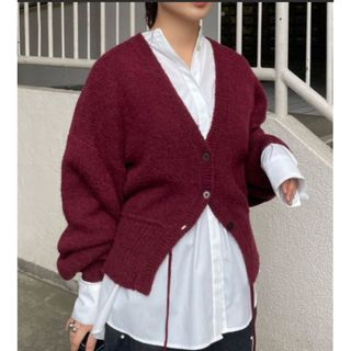 アメリヴィンテージ 22AW 2WAY MOHAIR SHAGGY KNIT68cmゆき丈