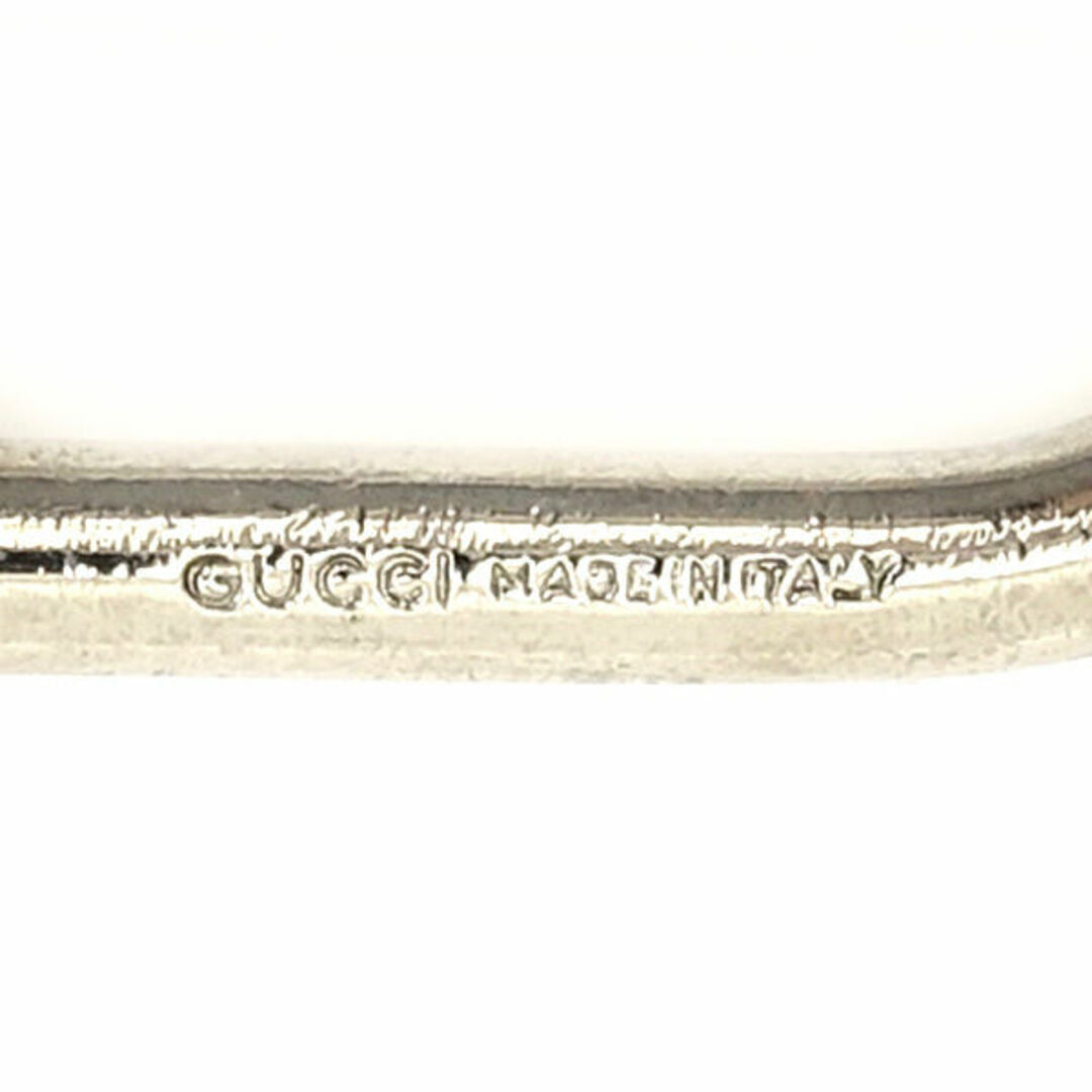 GUCCI - GUCCI / グッチ □キーリング レザー ブラック シルバー GUCCI - GUCCI / グッチ □キーリング レザー ブラック シルバー