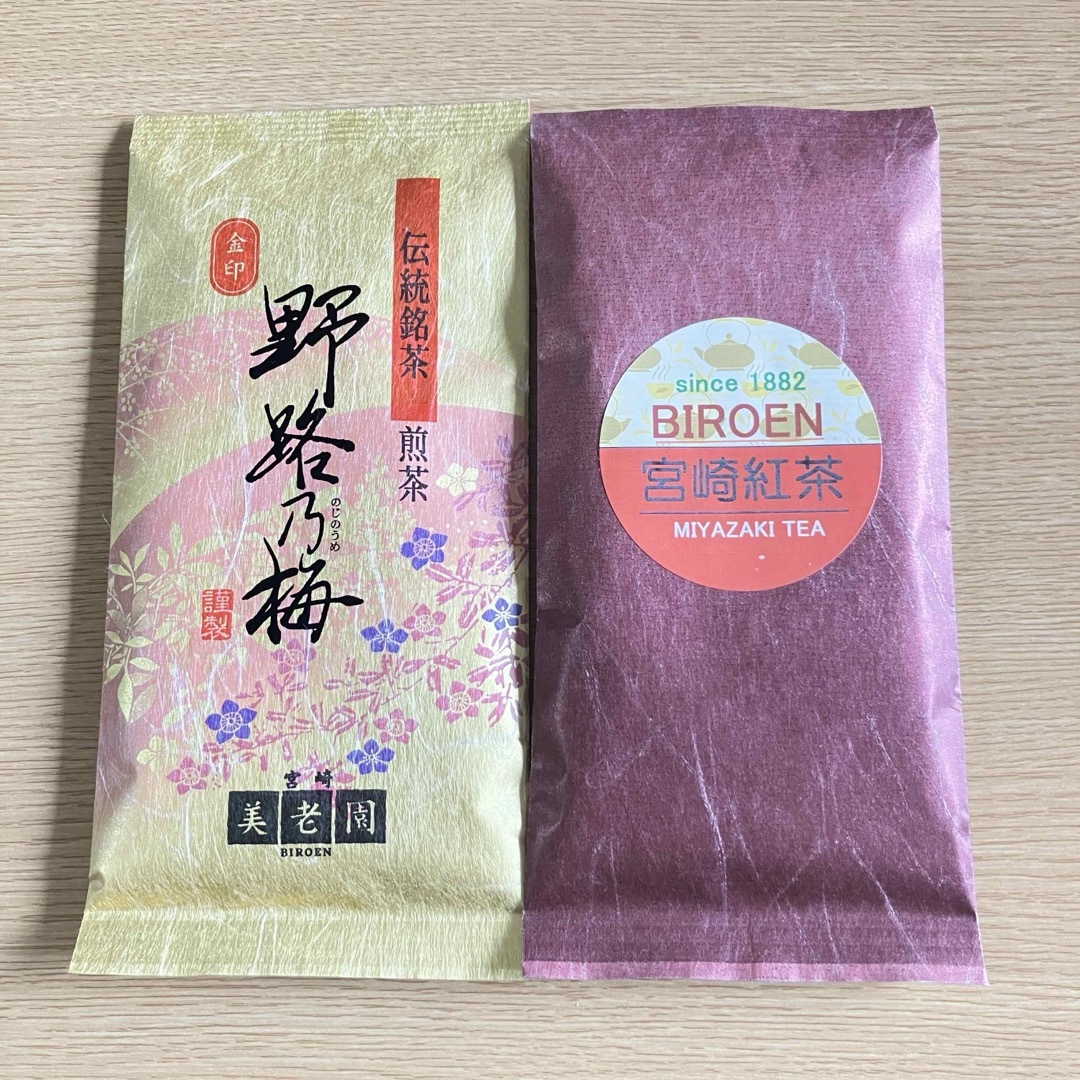 宮崎美老園　伝統銘茶　野路乃梅　宮崎紅茶 食品/飲料/酒の飲料(茶)の商品写真