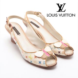 ルイヴィトン(LOUIS VUITTON)のLOUIS VUITTON ルイヴィトン  ストラップ サンダル 23.5cm(サンダル)