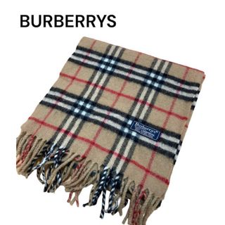 バーバリー(BURBERRY)の✨大人気✨バーバリー　ノバチェック　マフラー　ラムウール　ベージュ(マフラー/ショール)