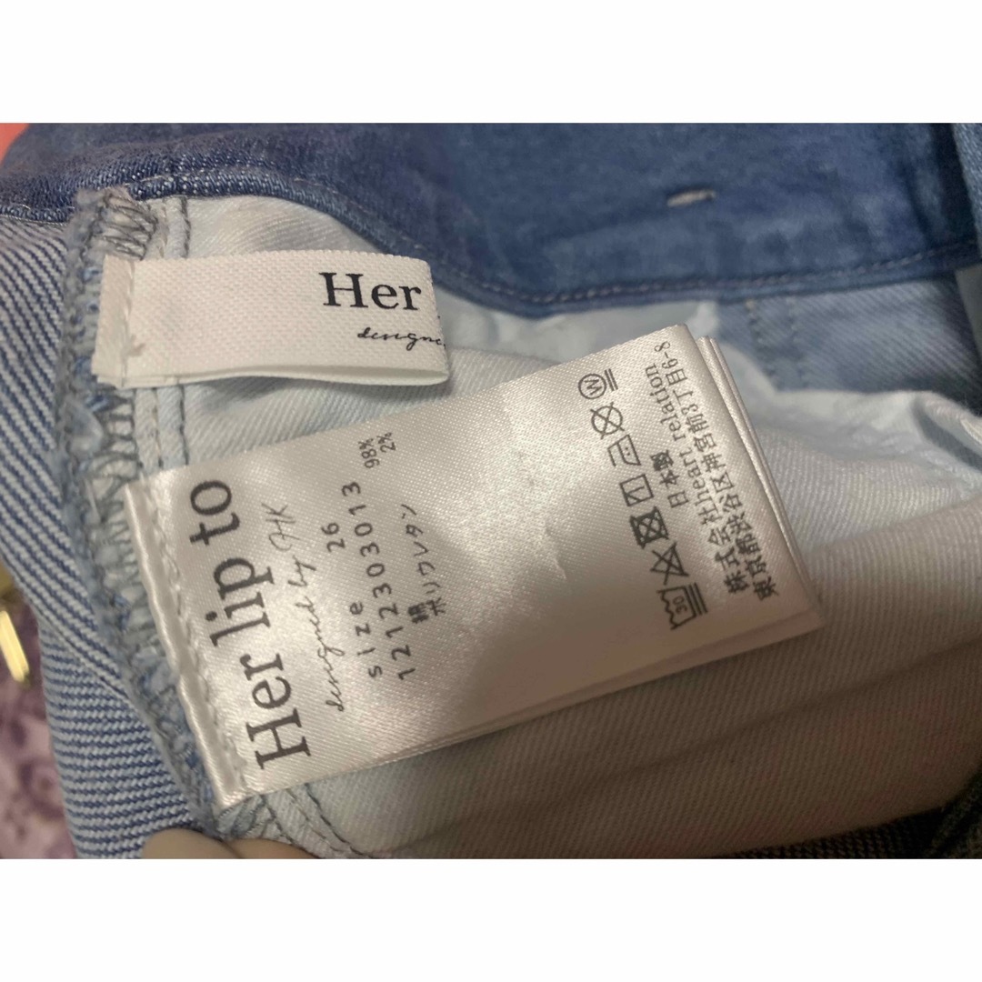 Her lip to(ハーリップトゥ)のParis High Rise Jeans レディースのパンツ(デニム/ジーンズ)の商品写真