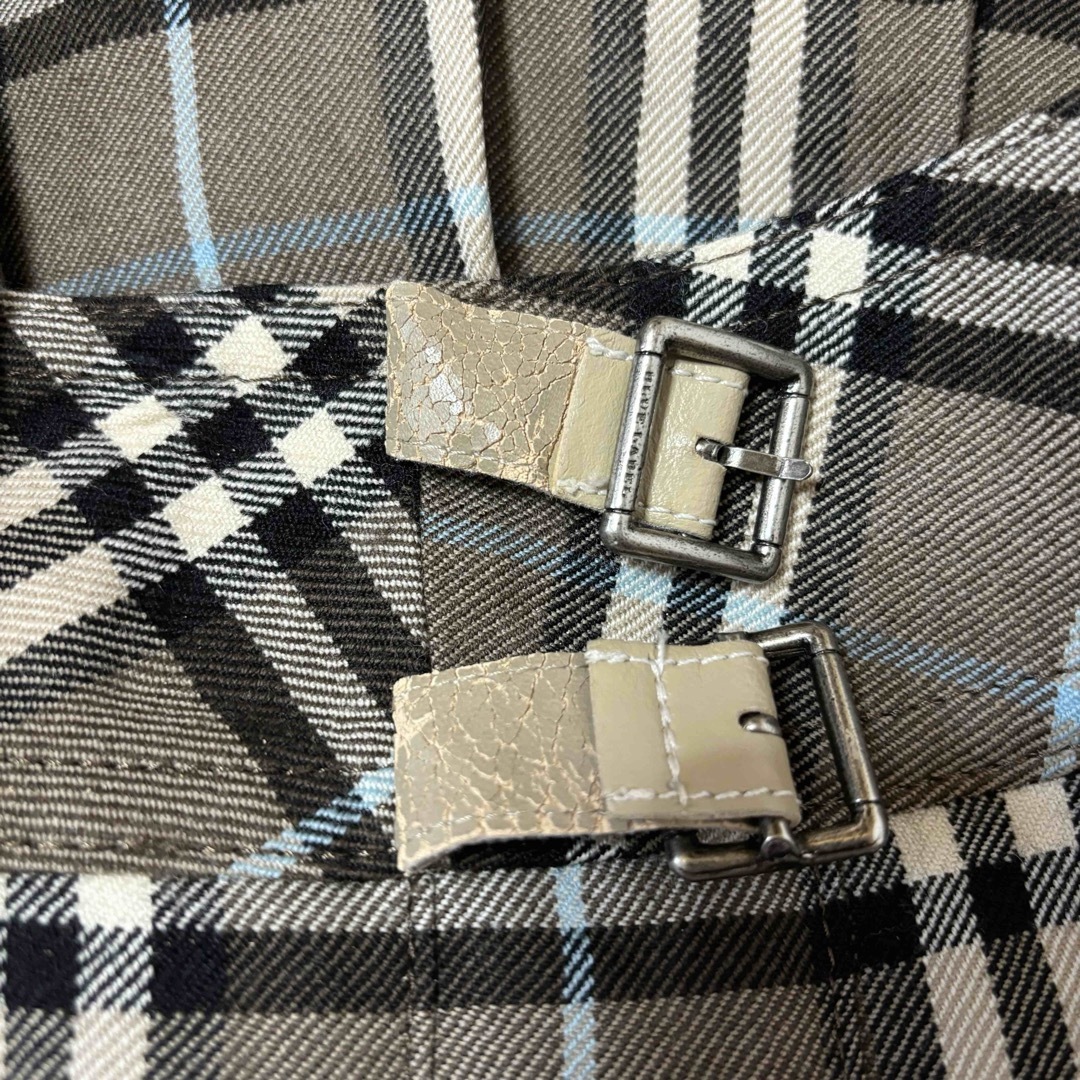 BURBERRY BLUE LABEL(バーバリーブルーレーベル)のバーバリーロンドン ブルーレーベル ミニスカート プリーツスカート レディースのスカート(ミニスカート)の商品写真