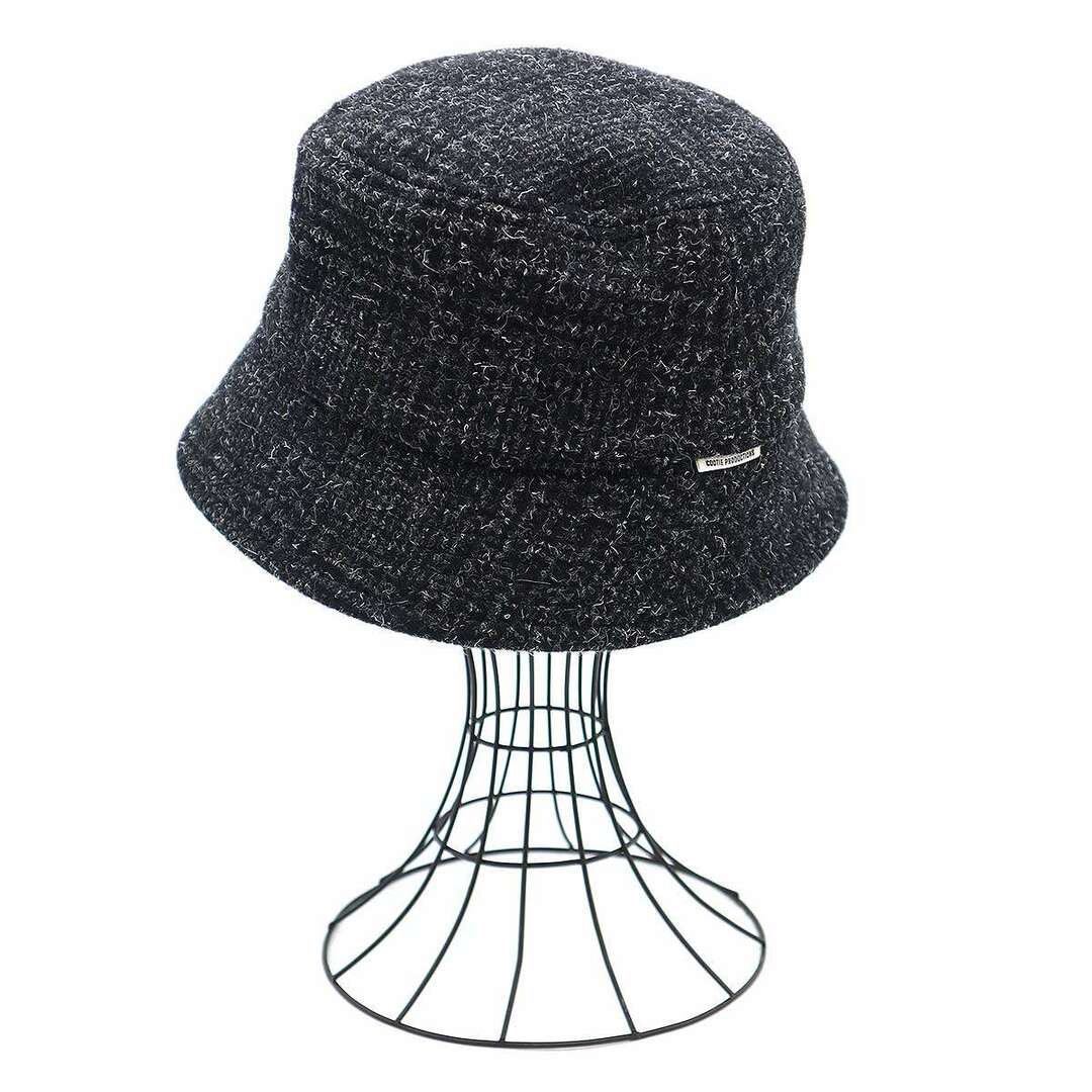 COOTIE(クーティー)のCOOTIE クーティ 22AW Glen Check Wool Bucket Hat グレンチェックウールバケットハット ブラック M CTE-22A511 メンズの帽子(ハット)の商品写真