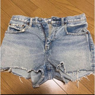 moussy - マウジー ハイウエストショートデニムパンツ size1 T17の通販