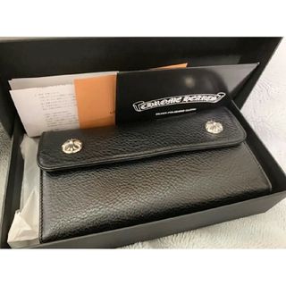 クロムハーツ(Chrome Hearts)のレア 美品アイテム ウェーブ クロムハーツ ウォレット 財布(長財布)