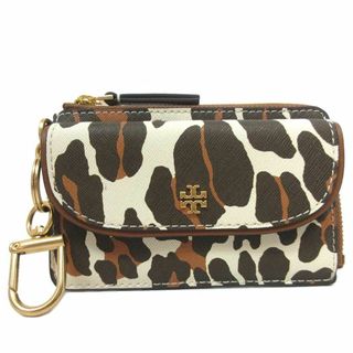 トリーバーチ(Tory Burch)の【新品】トリーバーチ ケース カードケース 149915 0823 206 (ベージュレバレオパード) TORY BURCH レオパード柄 エマーソン プリント ジップ カードケース アウトレット レディース(名刺入れ/定期入れ)