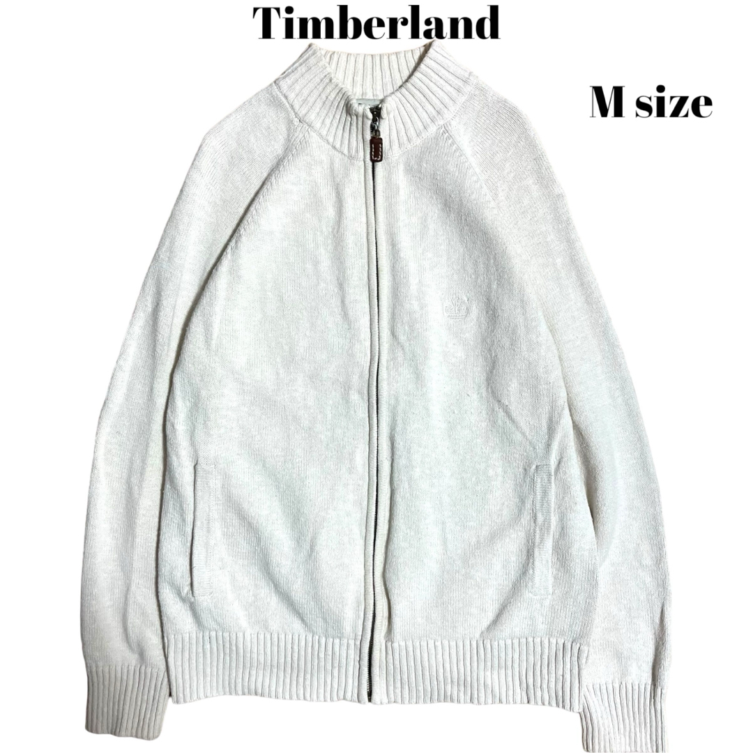 Timberland(ティンバーランド)の00’s Timberland ドライバーズニット ワンポイント リネン Y2K メンズのトップス(ニット/セーター)の商品写真