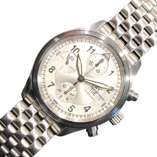 IWC - 　インターナショナルウォッチカンパニー IWC スピットファイア クロノグラフ IW370628 シルバー ステンレススチール メンズ 腕時計
