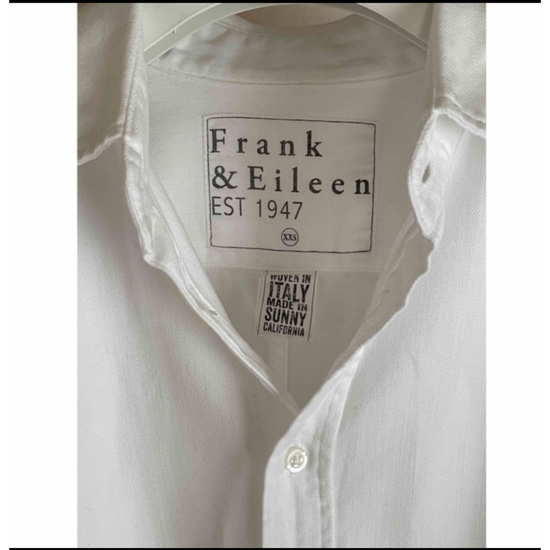 Frank&Eileen(フランクアンドアイリーン)のFrank&Eileen フランク&アイリーン ウォッシュ デニム 白 メンズのトップス(シャツ)の商品写真