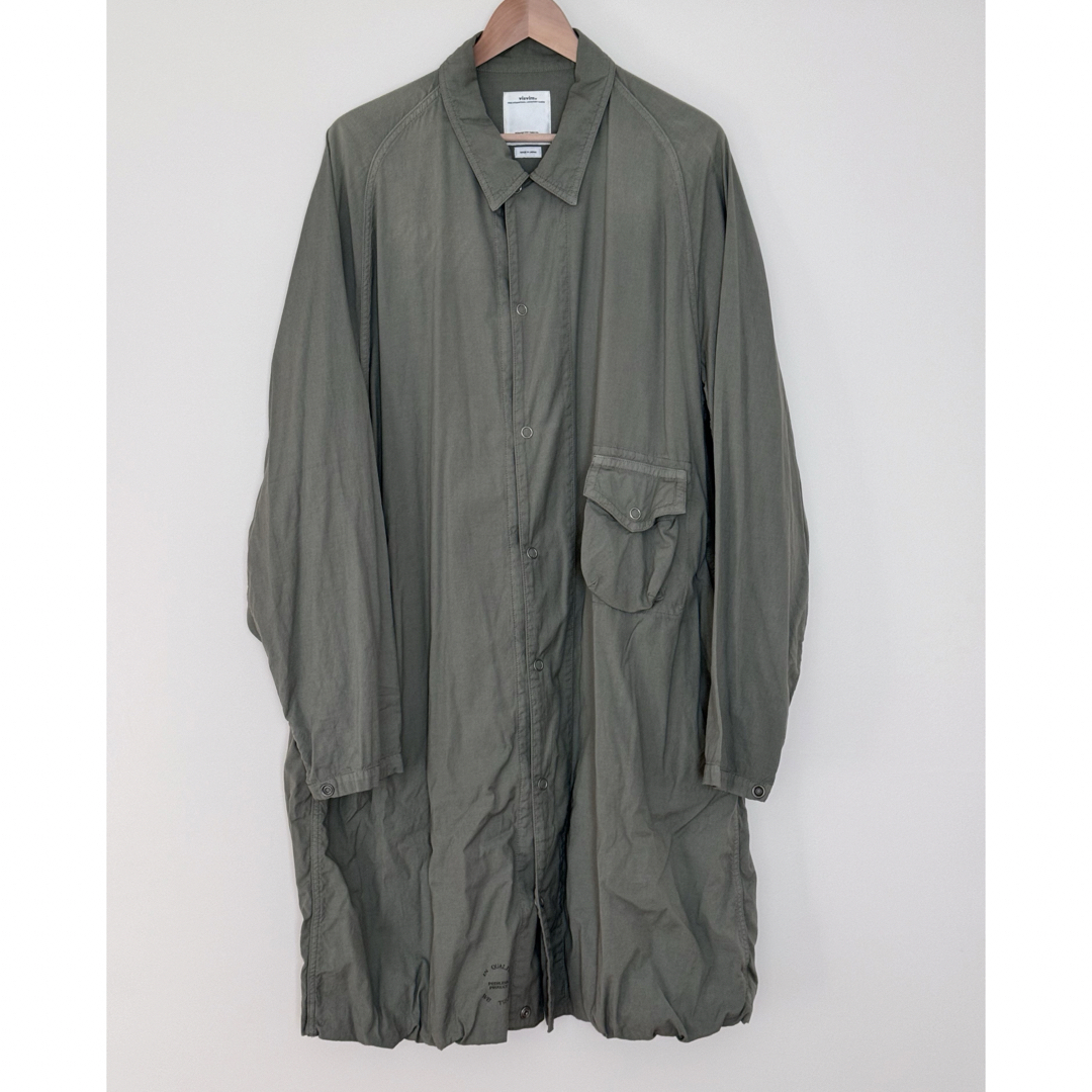 VISVIM(ヴィスヴィム)のvisvim four winds coat c/si 21aw 4 olive メンズのジャケット/アウター(ステンカラーコート)の商品写真