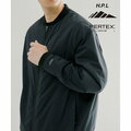 【ブラック】【L】『速乾/軽量』PERTEX マウンテンジップジャケット