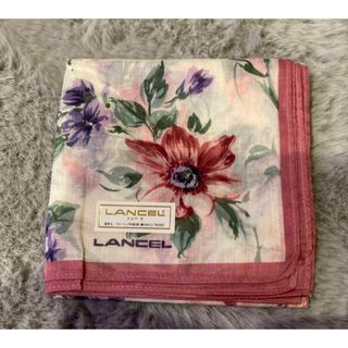 ランセル(LANCEL)の新品♡LANCEL ランセル　花柄　ハンカチ(ハンカチ)