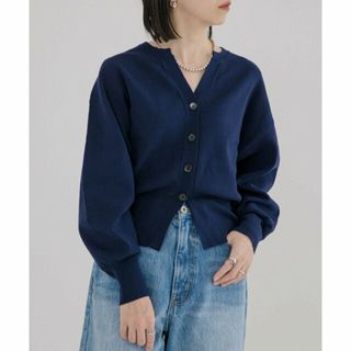 アーバンリサーチ(URBAN RESEARCH)の【NAVY】スキッパーショートカーディガン(カーディガン)