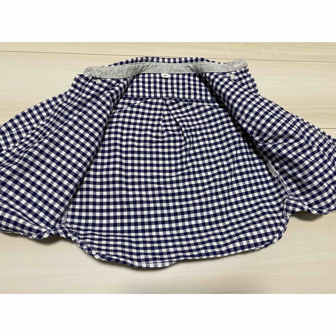 長袖シャツ　男の子　女の子　フォーマル　トップス　子ども服 キッズ/ベビー/マタニティのベビー服(~85cm)(シャツ/カットソー)の商品写真