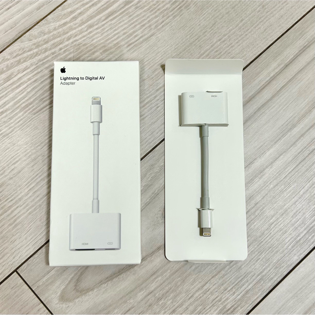 Apple(アップル)のLightning to Digital AV Adapter スマホ/家電/カメラのテレビ/映像機器(映像用ケーブル)の商品写真