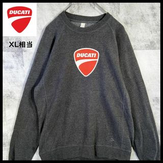 ヴィンテージ(VINTAGE)のドゥカティ Ducati スウェット トレーナー バイカー古着 XL相当 グレー(スウェット)