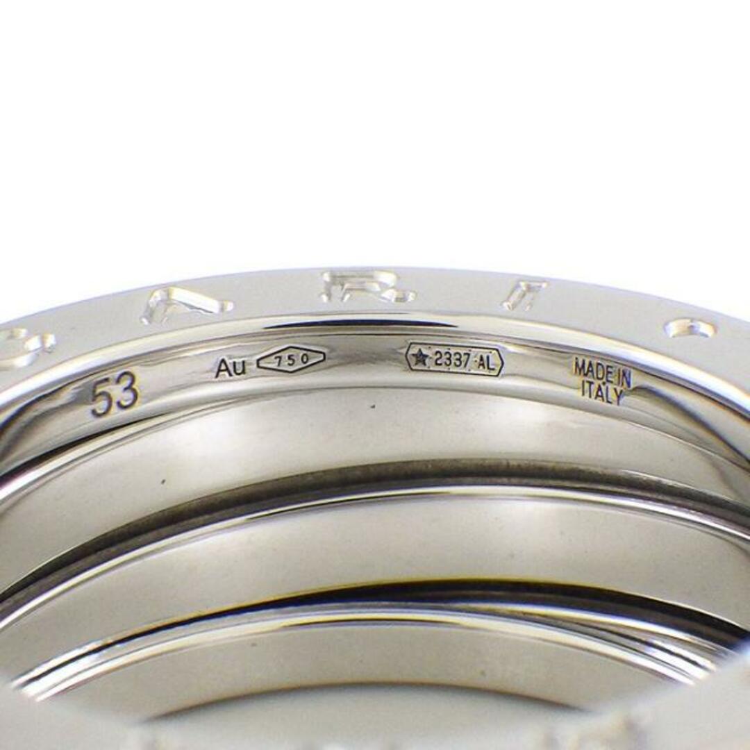 BVLGARI(ブルガリ)のブルガリ BVLGARI リング B-zero1 ビーゼロワン 313534 3バンド ロゴ K18WG 12号 / #53 【中古】 レディースのアクセサリー(リング(指輪))の商品写真