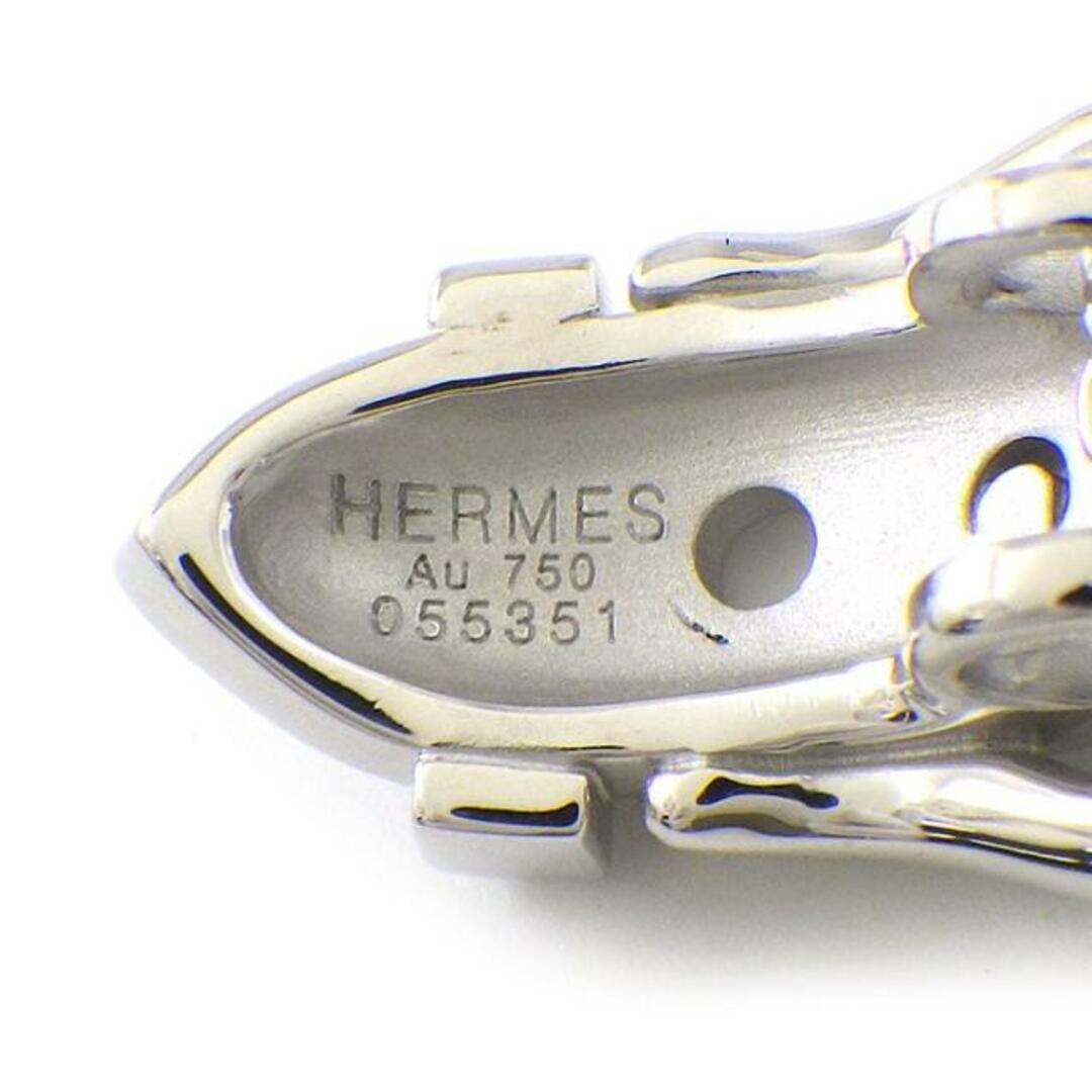 Hermes(エルメス)のエルメス HERMES ネックレス ディアンヌ ブックルセリエ ダイヤモンド K18WG 【中古】 レディースのアクセサリー(ネックレス)の商品写真