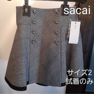 目立った傷や汚れはありませんSACAI　23ss　デニムスカート　１