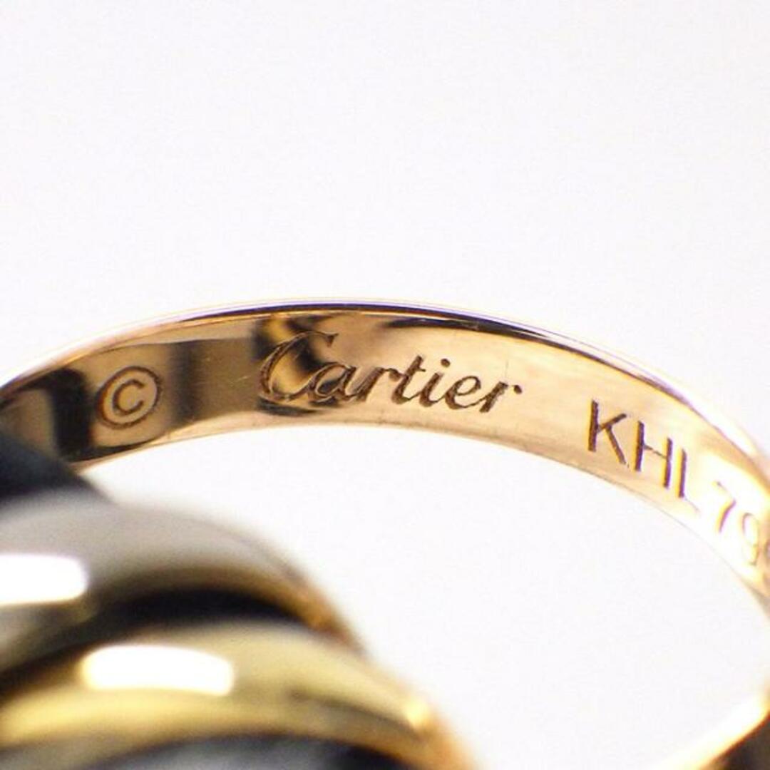 Cartier(カルティエ)のカルティエ Cartier ブレスレット トリニティ オンライン限定 B6016700 スリーカラー K18PG K18WG K18YG ブラック コード 黒 【中古】 レディースのアクセサリー(ブレスレット/バングル)の商品写真