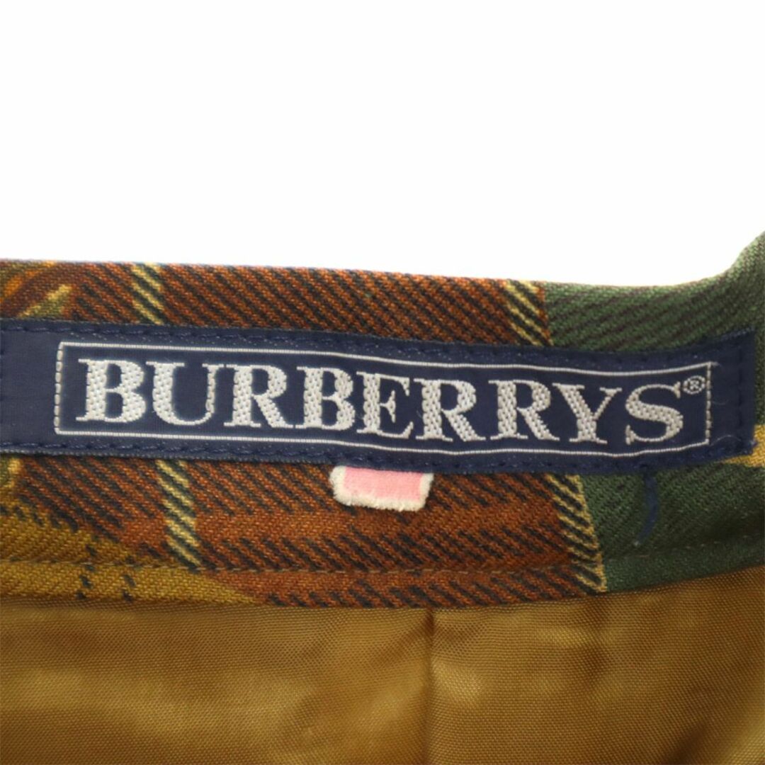 BURBERRY(バーバリー)のバーバリーズ 90s オールド 総柄 ミディスカート 11AR ブラウン系 Burberrys レディース 古着 【240318】 レディースのスカート(ミニスカート)の商品写真