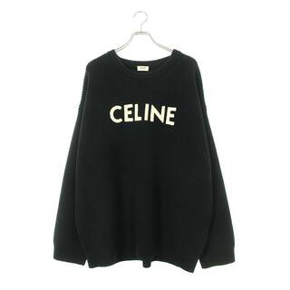 セリーヌ(celine)のセリーヌバイエディスリマン  2A19R423P ロゴワッペンオーバーサイズニット メンズ L(ニット/セーター)