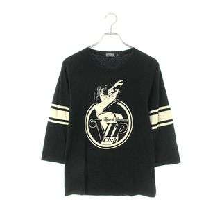 ヒステリックグラマー(HYSTERIC GLAMOUR)のヒステリックグラマー  0223CL01 フロントプリント七分丈長袖カットソー メンズ S(Tシャツ/カットソー(七分/長袖))