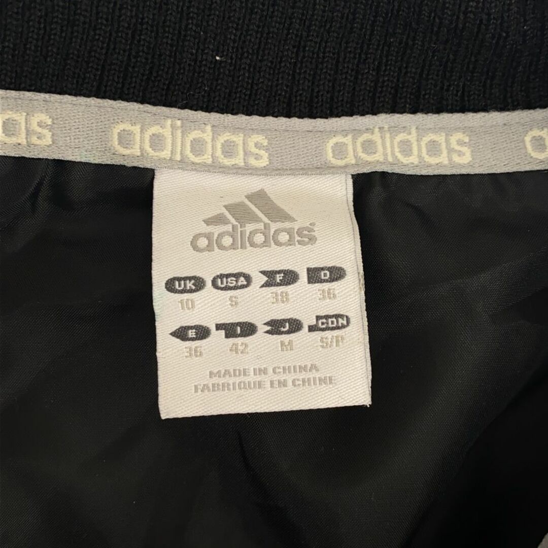 adidas(アディダス)のアディダス 長袖 中綿ジャケット M ブラック adidas レディース 古着 【240202】 レディースのジャケット/アウター(ダウンジャケット)の商品写真