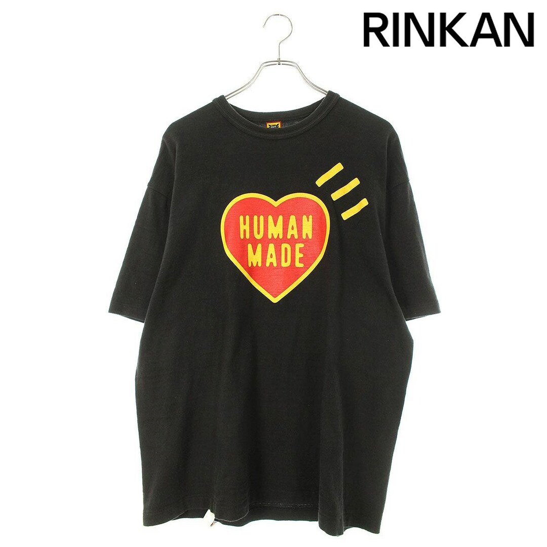 HUMAN MADE(ヒューマンメイド)のヒューマンメイド ハートロゴプリントTシャツ メンズ XXL メンズのトップス(Tシャツ/カットソー(半袖/袖なし))の商品写真