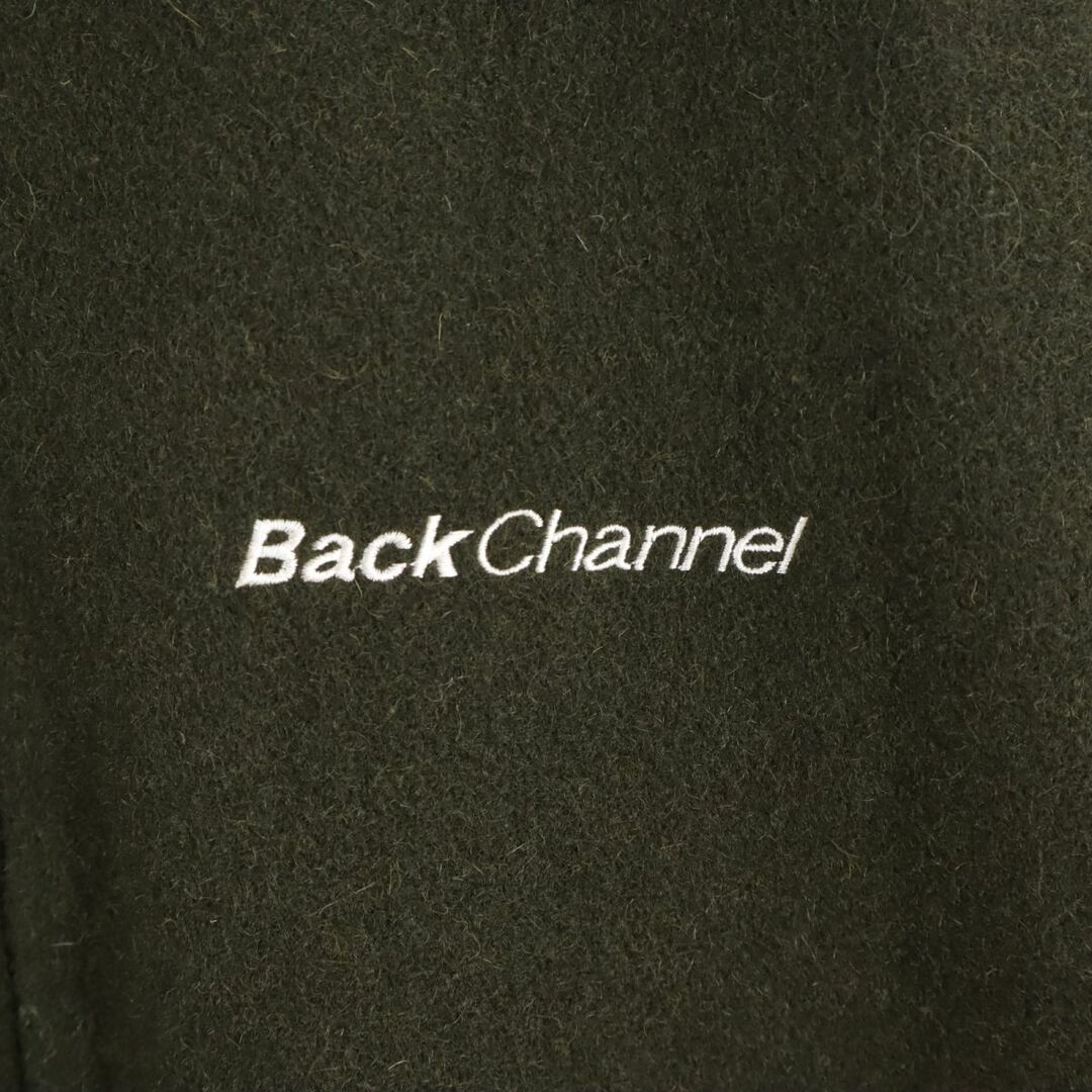 Back Channel(バックチャンネル)のバックチャンネル バック 刺繍 ウールライク ジャケット L カーキ Back Channel メンズ 古着 【240202】 メンズのジャケット/アウター(その他)の商品写真