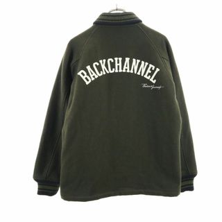 バックチャンネル(Back Channel)のバックチャンネル バック 刺繍 ウールライク ジャケット L カーキ Back Channel メンズ 古着 【240202】(その他)