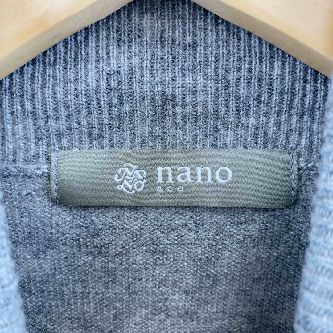 nano・universe(ナノユニバース)のnano universe レディース ナノユニバース ニット タートルネック　セーター 　グレー　ウール100％ レディースのトップス(ニット/セーター)の商品写真