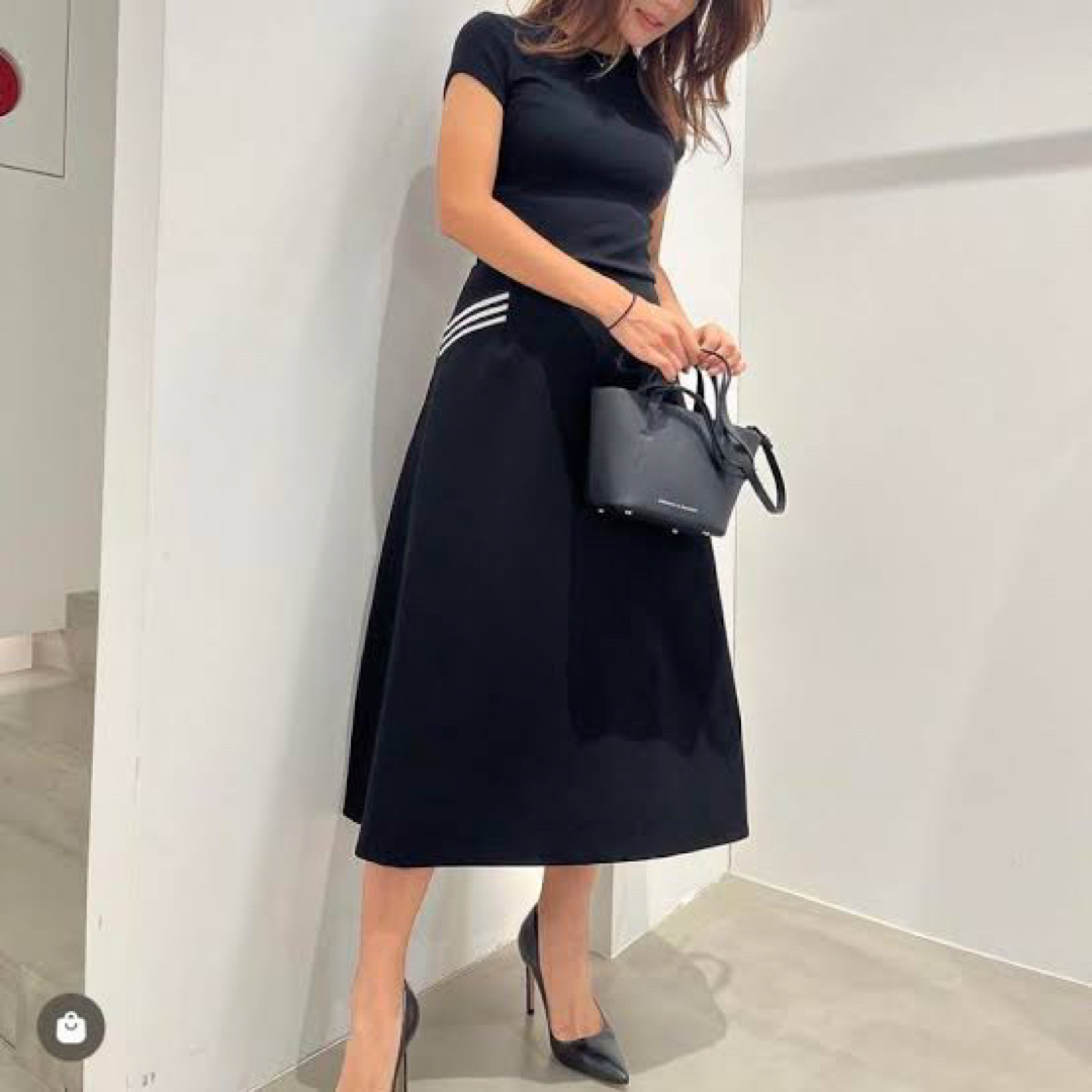 Border Pocket Twill Skirt ひざ丈スカート Border Pocket Twill Skirt ひざ丈スカート
