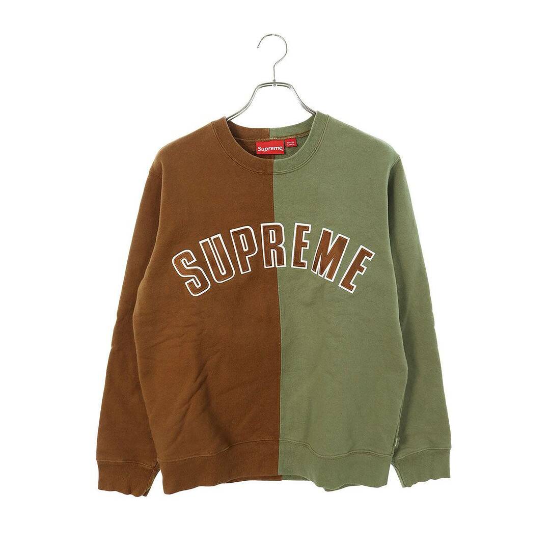 スウェット【極美品】Supreme 18aw Split Crewneck スウェット