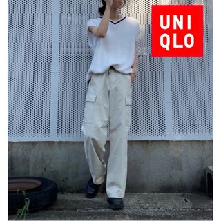 ユニクロ(UNIQLO)のUNIQLOユニクロ　オーバーサイズVネックベスト(ベスト)