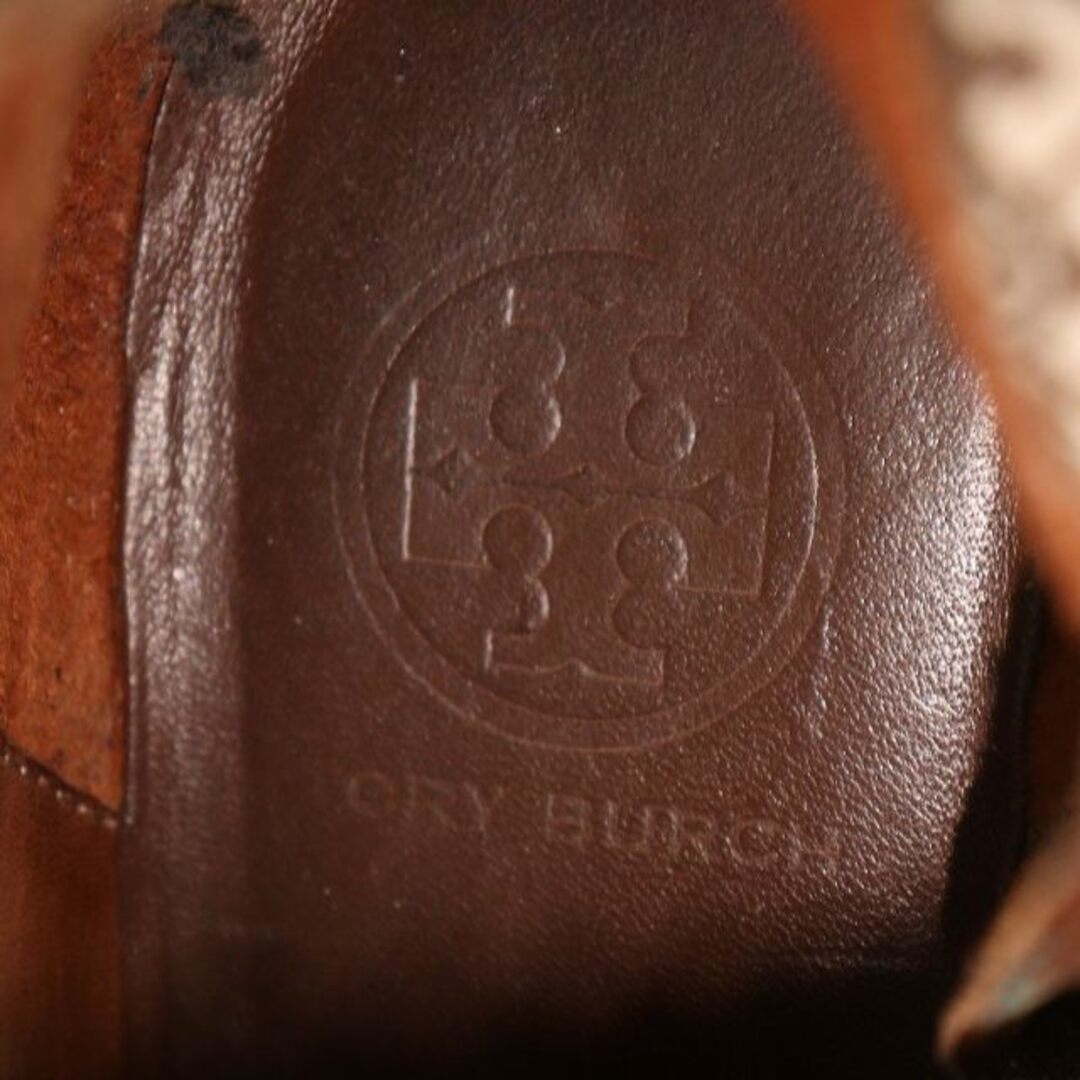 Tory Burch(トリーバーチ)のTORY BURCH ジョッキーブーツ ロング ハーネス レザー 25 茶 レディースの靴/シューズ(ブーツ)の商品写真