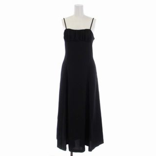 アメリヴィンテージ(Ameri VINTAGE)のアメリヴィンテージ 23SS LINEN LIKE CAMI DRESS S 黒(ロングワンピース/マキシワンピース)