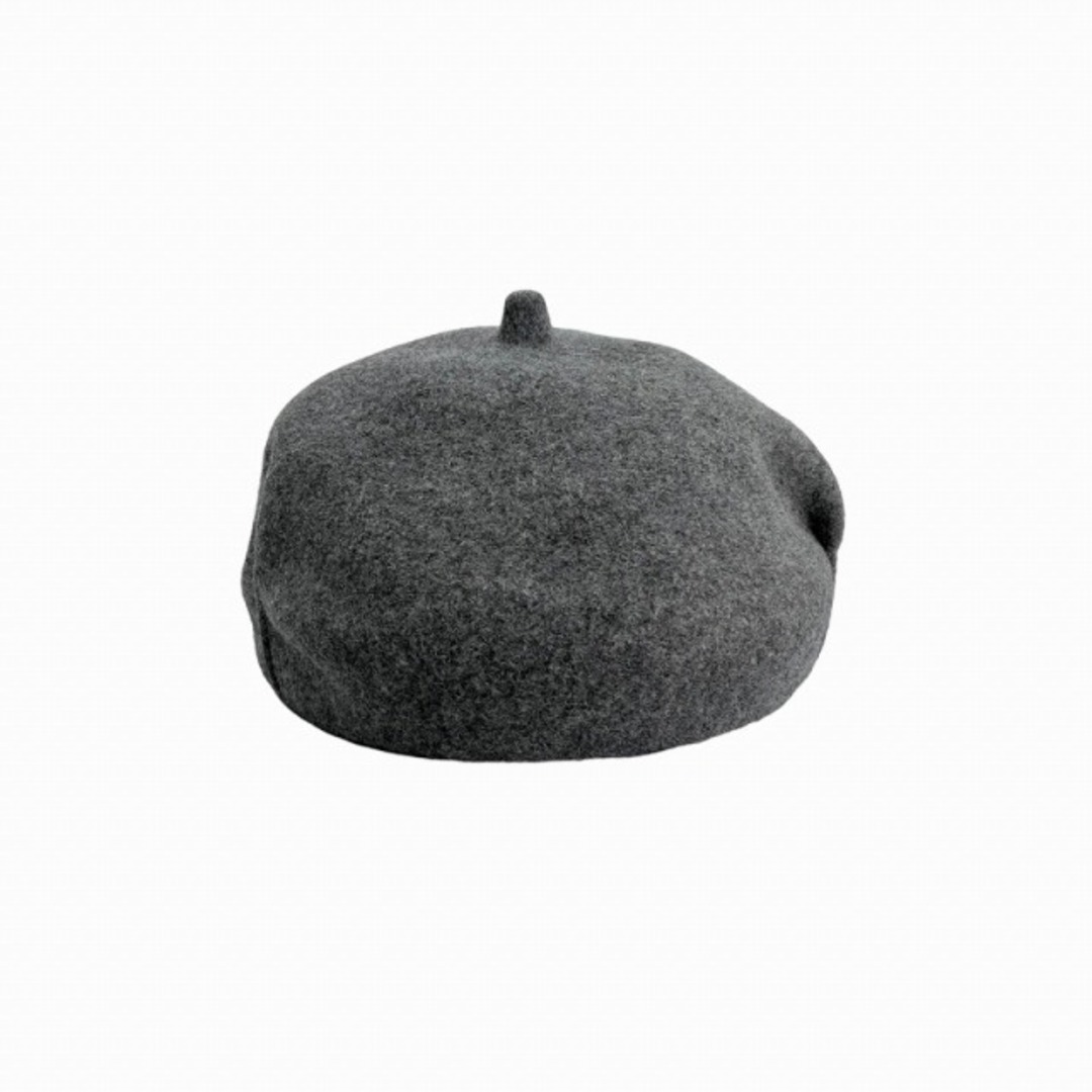 カオリノモリ(カオリノモリ)のカオリノモリ ウール ベレー帽 57.5cm グレー 灰 レディースの帽子(その他)の商品写真