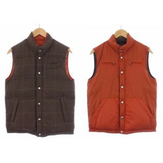 ブルネロクチネリ(BRUNELLO CUCINELLI)のBRUNELLO CUCINELLI リバーシブル ダウンベスト カシミヤ混(ダウンベスト)