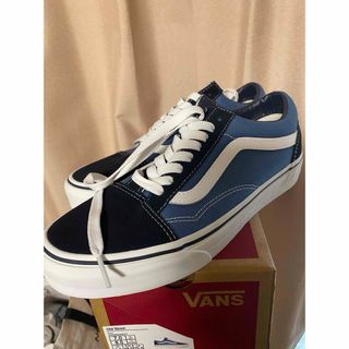 ヴァンズ(VANS)のvans オールドスクール　ネイビー(スニーカー)