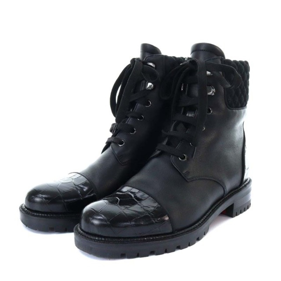 Christian Louboutin(クリスチャンルブタン)のクリスチャンルブタン Mayr Boot ブーツ 37.5 黒 3200775 レディースの靴/シューズ(ブーツ)の商品写真