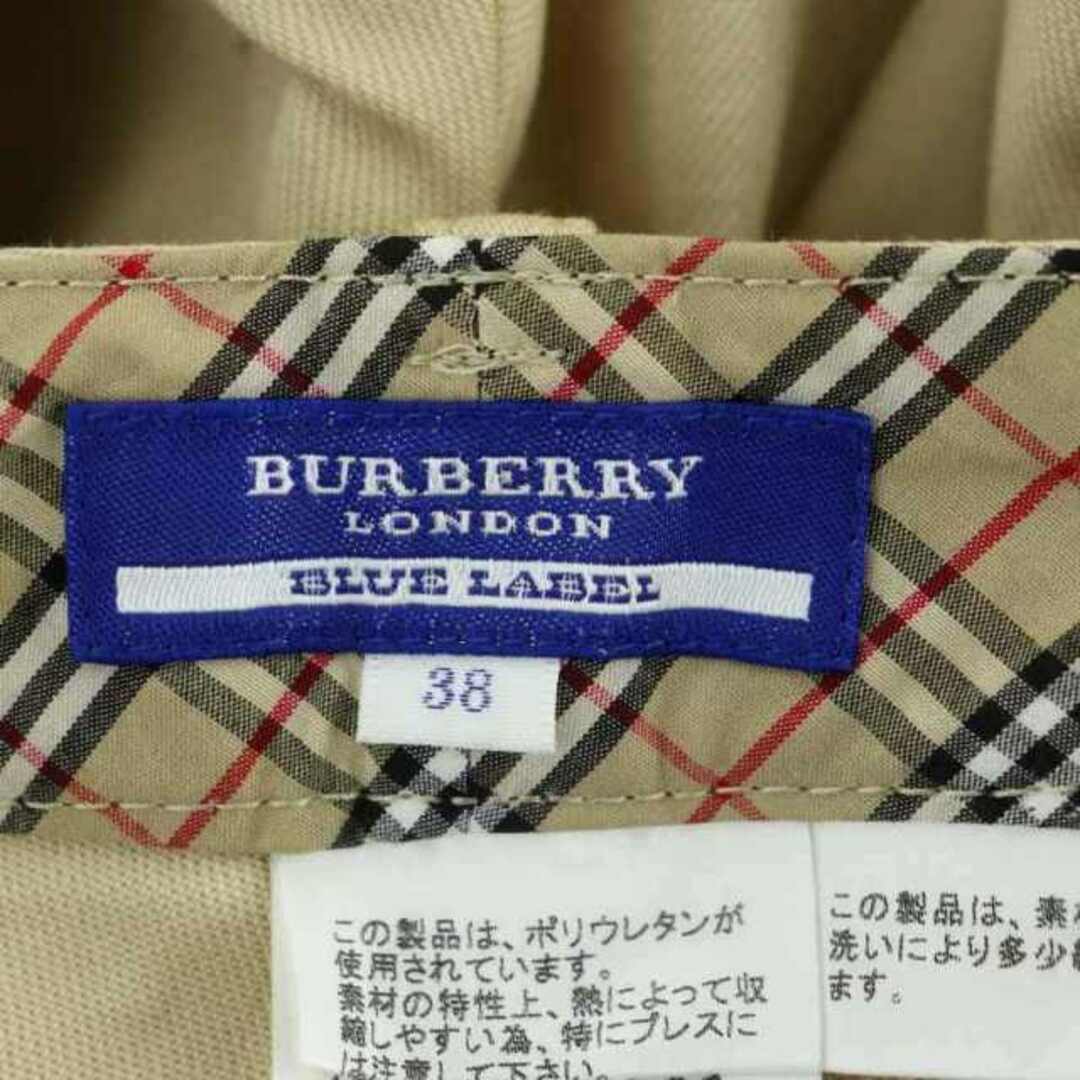 BURBERRY BLUE LABEL(バーバリーブルーレーベル)のバーバリーブルーレーベル ノバチェック アンクル丈パンツ クロップド 38 レディースのパンツ(その他)の商品写真